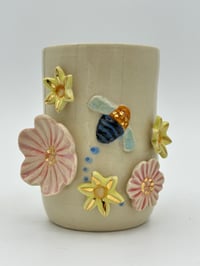 Image 1 of Blue Banded Bee Vase (Small)