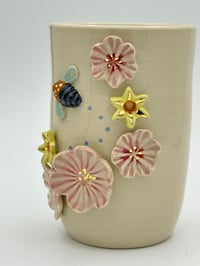 Image 3 of Blue Banded Bee Vase (Medium)