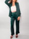 Image of Bamboo Satin Slacks Emerald