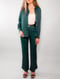 Image of Bamboo Satin Slacks Emerald