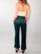 Image of Bamboo Satin Slacks Emerald