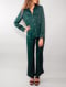 Image of Bamboo Satin Blouse Emerald