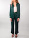 Image of Bamboo Satin Blouse Emerald