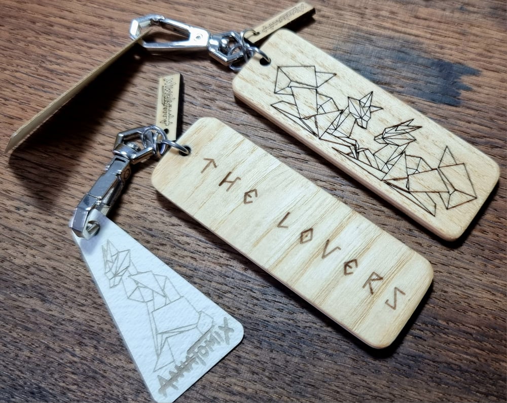 Image of The Lovers keyring