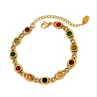 Image 4 of Gold Chakra Inspired  Bracelet 