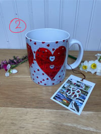 Image 1 of Heart Ceramic Mugs 