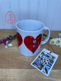 Image 2 of Heart Ceramic Mugs 
