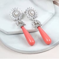 Coral earrings 