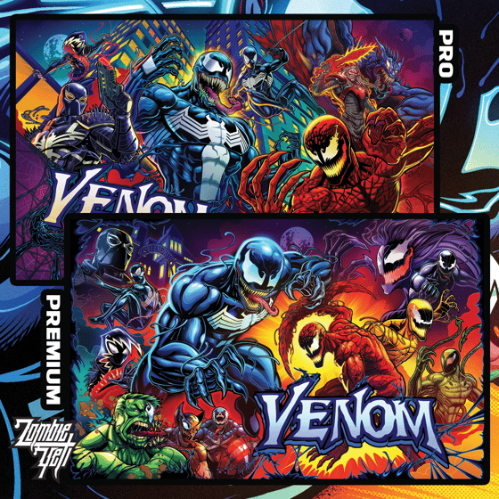 Image of Venom Signed Pinball Translites