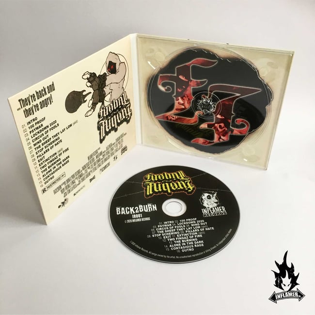 FIREBALL FLINGAZ BACK2BURN CD DIGIPAK 