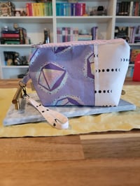 Image 1 of Roll the Dice structured zipper bag