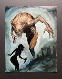 Image 2 of Lycanthrope Nightmare - Oil Painting
