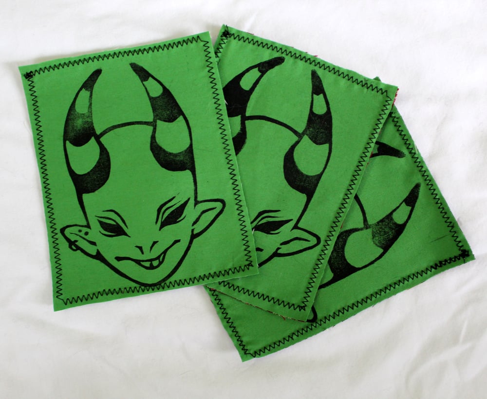 Image of Imp Sew-On Patch 4x5in