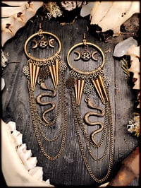 Image 5 of Shakaláá - snake earrings