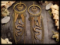 Image 4 of Shakaárii 2 - snake earrings