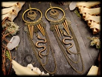 Image 5 of Shakaárii 2 - snake earrings