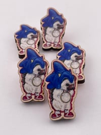 Image 2 of Sonic The Cosplay Wood Pin 