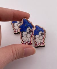 Image 1 of Sonic The Cosplay Wood Pin 