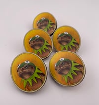 Image 4 of Toad in Kermit Cosplay Wood Pin