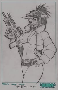 Image of Tina Awesome Con Lines Art Book Cover Art