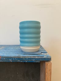 Image 1 of Wavy Tumbler in Turquoise