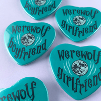 Image 3 of Werewolf Boyfriend / Girlfriend Pinback Button