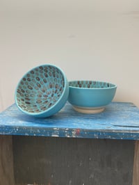 Image 1 of Pair of Turquoise Bowls