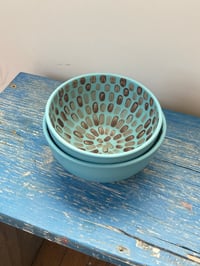 Image 2 of Pair of Turquoise Bowls