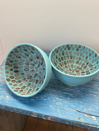 Image 3 of Pair of Turquoise Bowls