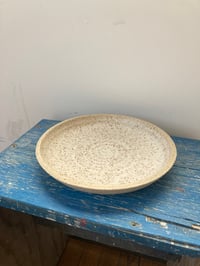 Image 2 of Serving Bowl in White Speckle 