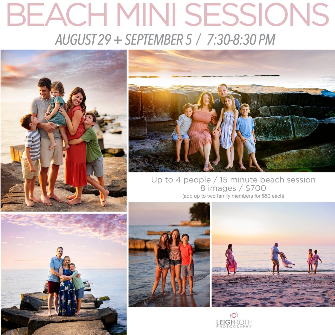 Image of 2024 BEACH MINI SESSIONS 