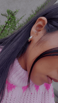 Image 2 of Half Hoop Earrings 