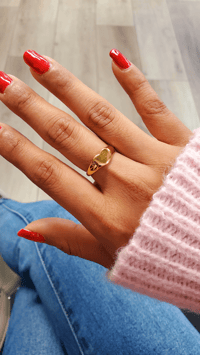 Image 1 of Stainless Steel Heart Ring