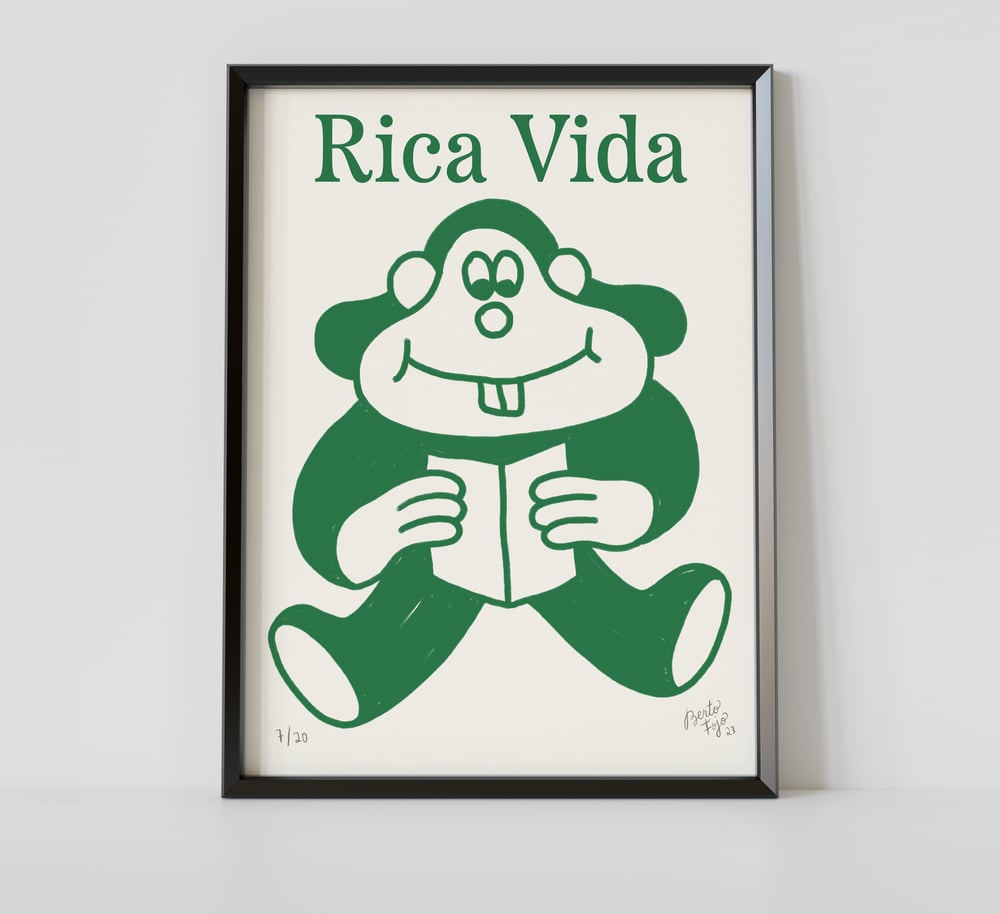 Image of Rica Vida - Serigrafía / Screen print
