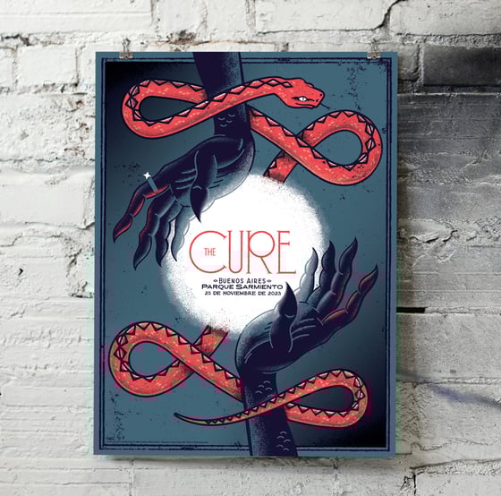 Image of The Cure Concert Poster