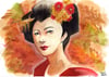 Geisha Portrait (Original Art)