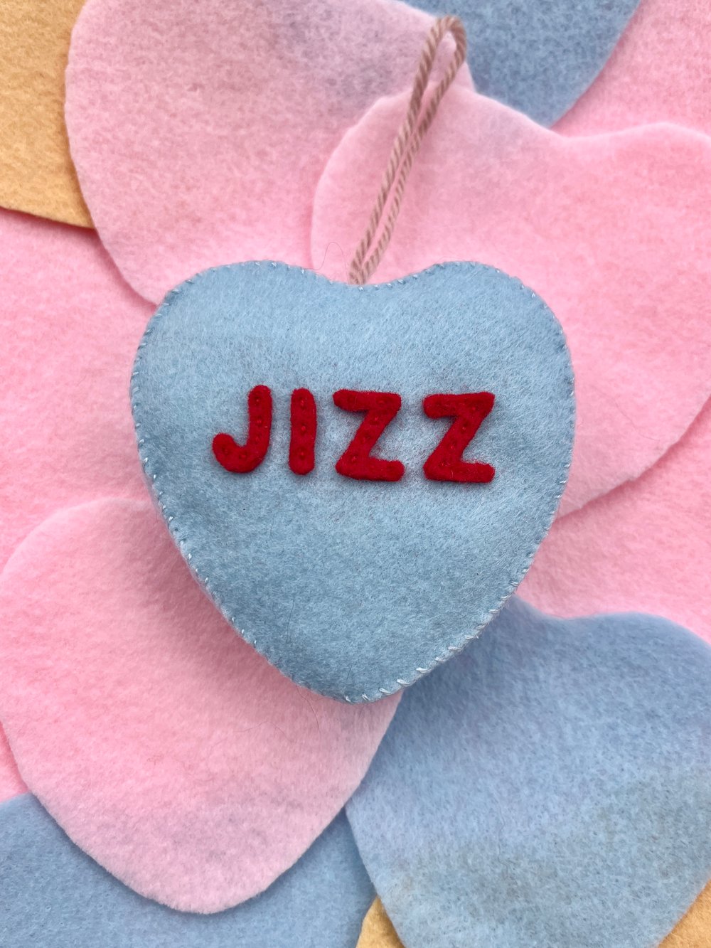 Image of Ghost Tour Jizz Conversation Heart Ornament