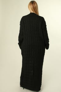 Image 2 of Stepping Out Maxi DIVA Cardigan - Black 