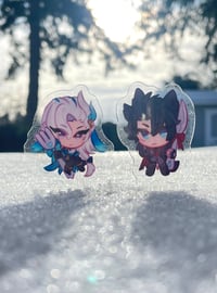 Image of Mini Glitter Standees - Fontaine & Haikaveh