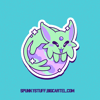 Alien Cat Sticker