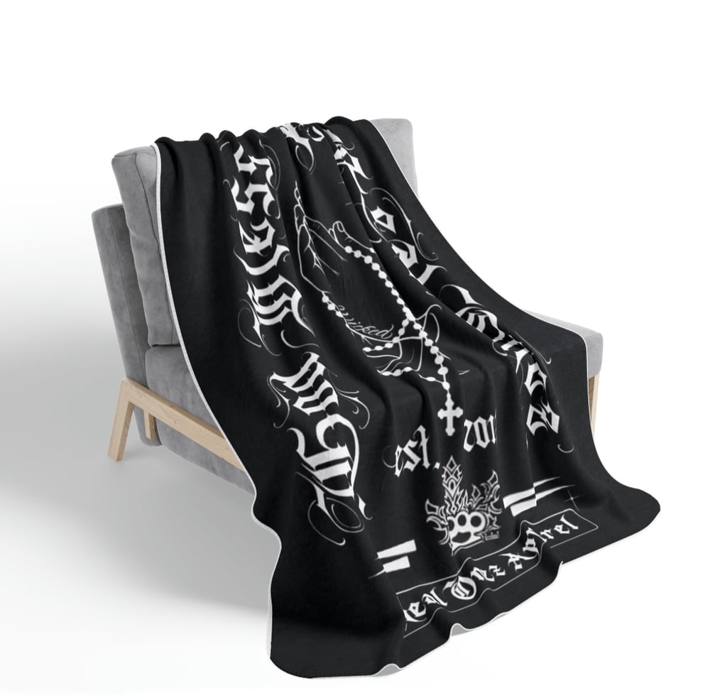 Image of GOD BLESS THE REAL ONEZ BLANKET 