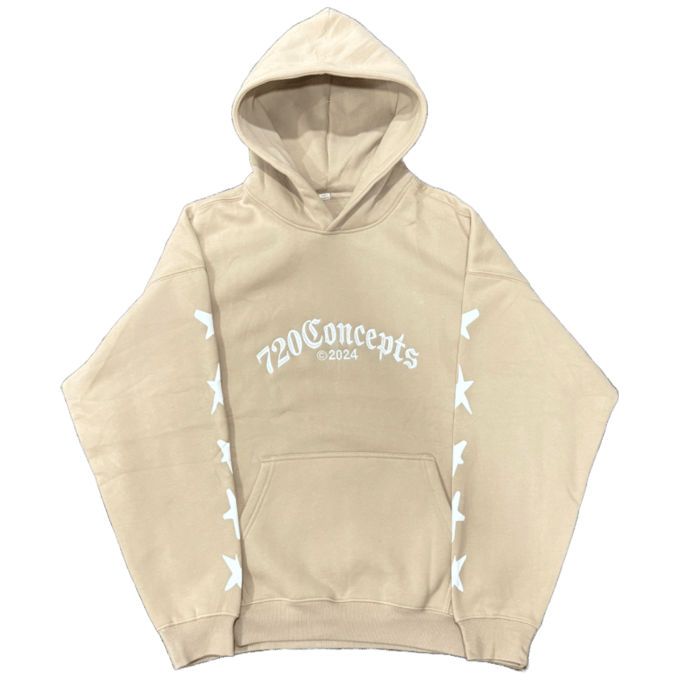 Image of Classic Stars Beige Hoodie