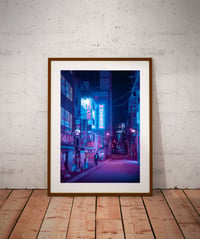 Image 1 of Fine Art - 20 copies / Signed - Tokyo Neon Street 