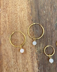 Image 2 of Aros Atenea Cuarzo Rosa