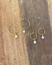 Image 1 of Aros Atenea Cuarzo Rosa