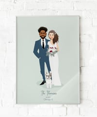 Image 1 of Bride and groom portrait