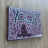 Yoga is my Live Language // 10” x 8” Canvas Original