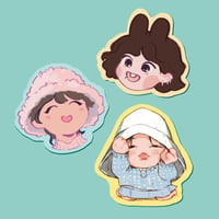 hobi, koo, mimi stickers