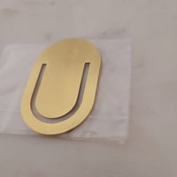 Image 4 of Metal Bookmark Blanks small Engravable Gold Tone Bookmark Blanks for Laser Engraving - Pack of 7