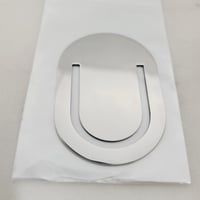 Image 3 of Metal Bookmark Blanks small Engravable Steel Bookmark Blanks for Laser Engraving - Pack of 7
